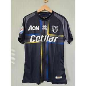 Parma Calcio 2018 Third Jersey Errea Black Serie A Cetilar Men's Size M S Urban